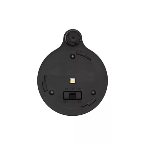 MX656 HOME MX656 napelemes kerti lámpa, fekete műanyag, 1db melegfehér SMD LED, cserélhető AA akkum