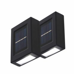 MX658 HOME MX658 napelemes falilámpa szett, 2db-os szett, 2db hidegfehér LED, cserélhető AA akkumul