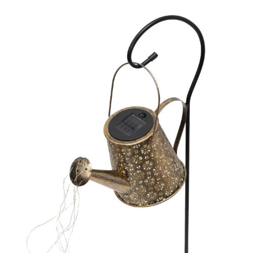 MX661 Home MX661 napelemes kerti lámpa, öntözőkanna, leszúrható, 1 db melegfehér LED + 36 db melegf