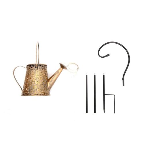 MX661 Home MX661 napelemes kerti lámpa, öntözőkanna, leszúrható, 1 db melegfehér LED + 36 db melegf