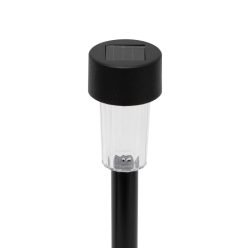 MX842 Home MX842 napelemes kerti lámpa, 1 db hidegfehér LED, akkumulátor, fekete műanyag, 24db-os s