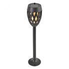 HOME MX 200 napelemes kerti fáklya, 12 LED, automatikus, napelem és töltő, időjárásálló