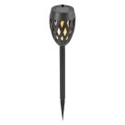 HOME MX 200 napelemes kerti fáklya, 12 LED, automatikus, napelem és töltő, időjárásálló
