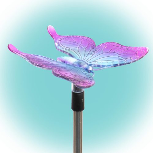 HOME MX 618P napelemes kerti dekoráció, 1 db LED, automatikus, 8 óra üzemidő, pillangó