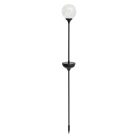 HOME MX 624 napelemes kerti lámpa, 20 microLED, üveg, időjárásálló, automatikus, melegfehér