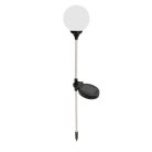 HOME MX 625 napelemes kerti lámpa, 1 db színváltó LED, üveg, időjárásálló, automatikus, színes