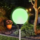 HOME MX 625 napelemes kerti lámpa, 1 db színváltó LED, üveg, időjárásálló, automatikus, színes