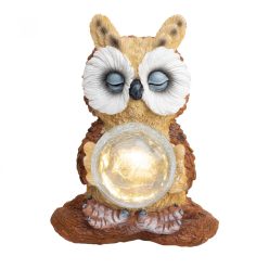 MX_637 Home MX 637 napelemes kerti lámpa, 1 db melegfehér LED, automatikus, napelem, bagoly