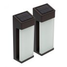 MX_655_2 Home MX 655/2 napelemes fali lámpa, 2 db SMD LED, napelem és töltő, automatikus