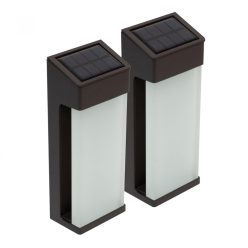 MX_655_2 Home MX 655/2 napelemes fali lámpa, 2 db SMD LED, napelem és töltő, automatikus