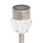 MX_809 Home MX 809 napelemes kerti lámpa, 1 db LED, fém, időjárásálló, automatikus, hidegfehér