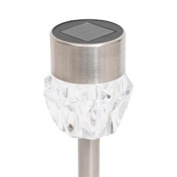 MX_809 Home MX 809 napelemes kerti lámpa, 1 db LED, fém, időjárásálló, automatikus, hidegfehér