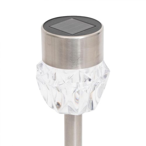 MX_809 Home MX 809 napelemes kerti lámpa, 1 db LED, fém, időjárásálló, automatikus, hidegfehér