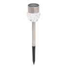 MX_809 Home MX 809 napelemes kerti lámpa, 1 db LED, fém, időjárásálló, automatikus, hidegfehér