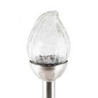 MX_815 Home MX 815 napelemes kerti lámpa, 1 db LED, fém és üveg, időjárásálló, automatikus, színes