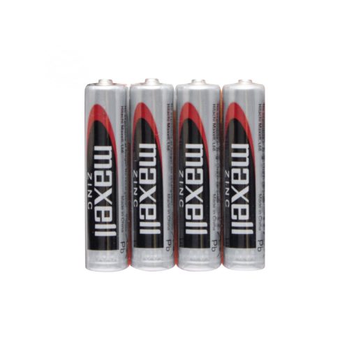 Maxell_R03 Maxell R03 AAA elem, féltartós, mini ceruza, 1,5V, 4 db/csomag