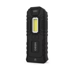 NE6526 NEBO ARMOR 3 szerelő- és zseblámpa, NE6526, 360 lm - 40 lm, IPX7, Direct-to-Red funkció, acé