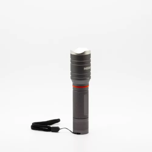 NEB-6746-G NEBO NEB-6746-G TAC SLYDE zseblámpa, 300 lumen, zoom, alumínium burkolat, IPX4, 5 féle ü