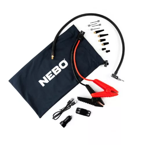NEB-PBK-0004-G NEBO NEB-PBK-0004-G Assist-Air Jump Starter, 1500 A, 55,5 Wh akkumulátor, 120 PSI, 1