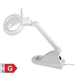 NKL_022 Home NKL 022 LED nagyítós lámpa, 12 W, 450 lm, 3 dioptria nagyítás, 12 dioptria másodlagos 