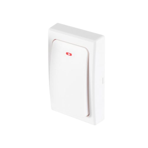 HOME NVKP 01 elem nélküli távkapcsoló, csengők és hálózati kapcsolók bővítéséhez, 120 m hatótáv, víznek fokozottan ellenálló, kinetikus energia