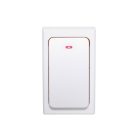 HOME NVKP 01 elem nélküli távkapcsoló, csengők és hálózati kapcsolók bővítéséhez, 120 m hatótáv, víznek fokozottan ellenálló, kinetikus energia