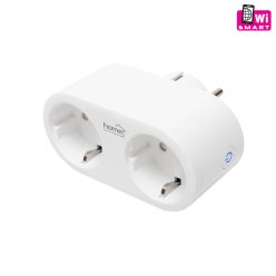   HOME NVS 32 PRO SMART elosztó, SMART LIFE alkalmazásSAL távolról vezérelhető, 2 db földelt aljzat gyermekvédelemmel, Wi-Fi 2,4 GHz 802.11 b/g/n