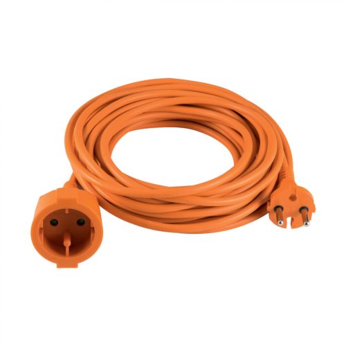 HOME NV 4-20/OR/1,5 kéteres hosszabbító, 20 m, H05VV-F 2 x 1,5 mm2 kábel, IP 20 kivitel, 250V~/16A/3680W, narancssárga színű