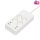 HOME NV 4 WIFI smart elosztó, 1,5 m, H05VV-F 3G1,5 mm2 kábel, 4 földelt aljzat, 4 USB aljzat, max.3680W, Tuya alkalmazás kompatibilis, WiFi-s