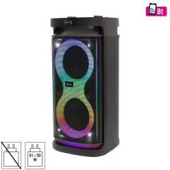 PAR2100BT SAL PAR2100BT party hangdoboz, 80W, beépített akkumulátor és LED fénnyel, Bluetooth, AUX 