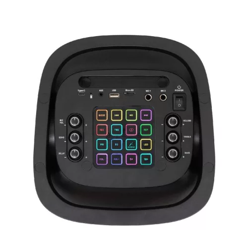 PAR2100BT SAL PAR2100BT party hangdoboz, 80W, beépített akkumulátor és LED fénnyel, Bluetooth, AUX 