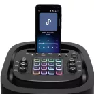 PAR2100BT SAL PAR2100BT party hangdoboz, 80W, beépített akkumulátor és LED fénnyel, Bluetooth, AUX 