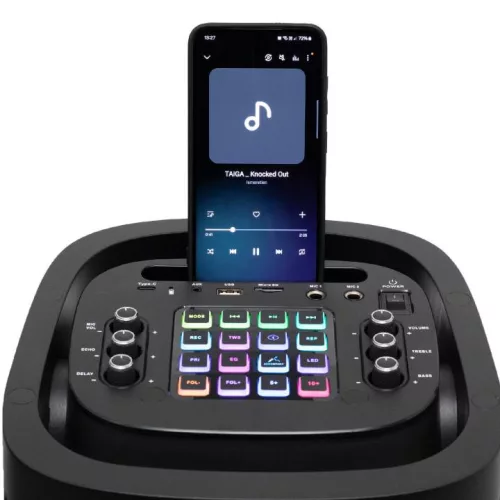 PAR2100BT SAL PAR2100BT party hangdoboz, 80W, beépített akkumulátor és LED fénnyel, Bluetooth, AUX 