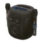 PARCUBE SAL PARCUBE boombox, 100 W, 2db vezeték nélküli mikrofon, 5db hangszóró, LED fényeffekt, IP
