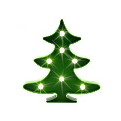 PLM_7_T Home PLM 7/T LED-es asztali dísz, fenyő, 7 db LED, műanyag