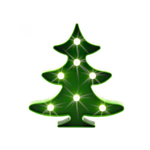 PLM_7_T Home PLM 7/T LED-es asztali dísz, fenyő, 7 db LED, műanyag