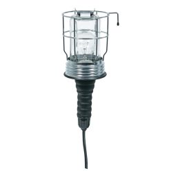 PL_20 Home PL 20 szerelőlámpa, 60 W, E27, IP54, fém rács, gumi markolat, kettős szigetelés