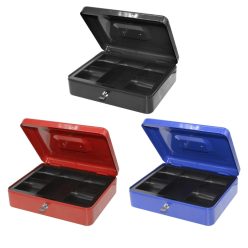 PNZK Bluering PNZK fém pénzkazetta, 5 rekeszes, 2 kulcs