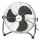 HOME PVR 35 padlóventilátor, 60 W, 3 fokozat, 35 cm-es lapátátmérő, állítható fejdőlésszög, fém lapátok, fém rács