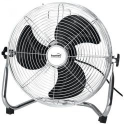   HOME PVR 50 padlóventilátor, 120 W, 3 fokozat, 50 cm-es lapátátmérő, állítható fejdőlésszög, fém lapátok, fém rács