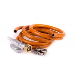 PWS-000291-01 Cavagna Type 694 nyomásszabályozó szett, PB gázpalackhoz, 30 mbar nyomásig, 130cm hos