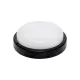 RCC18LEDBK HOME RCC18LEDBK LED-es fali/mennyezeti lámpa, kör alakú, fekete, 18 W, 4000K, 1200 lumen