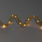 RLS10WW Home RLS10WW LED-es szalag mintákkal, arany színű szalag, 8 funkció, 100db melegfehér LED, 