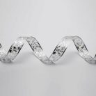 RLS15WH Home RLS15WH LED-es szalag mintákkal, ezüst színű szalag, 8 funkció, 150db hidegfehér LED, 