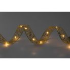 RLS15WW Home RLS15WW LED-es szalag mintákkal, arany színű szalag, 8 funkció, 150db melegfehér LED, 