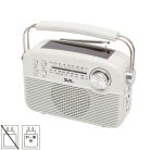 RPR9 SAL RPR9 napelemes rádió multimédia lejátszóval, FM-AM-SW rádió, Bluetooth, USB és microSD csa