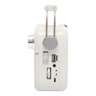RPR9 SAL RPR9 napelemes rádió multimédia lejátszóval, FM-AM-SW rádió, Bluetooth, USB és microSD csa