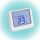 SALUS RT520 vezetékes szobatermosztát, Opentherm csatlakozó, kontaktus kimenet, LCD, PIN kód, szerviz figyelmeztető, 5 - 32,5 °C