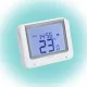 RT520 SALUS RT520 vezetékes szobatermosztát, Opentherm csatlakozó, kontaktus kimenet, LCD, PIN kód,