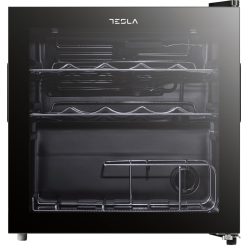   Tesla RW044M borhűtő, 44 Liter nettó térfogat, 14 palack kapacitás, üvegajtó